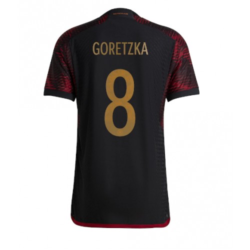 Lacne Muži Futbalové dres Nemecko Leon Goretzka #8 MS 2022 Krátky Rukáv - Preč